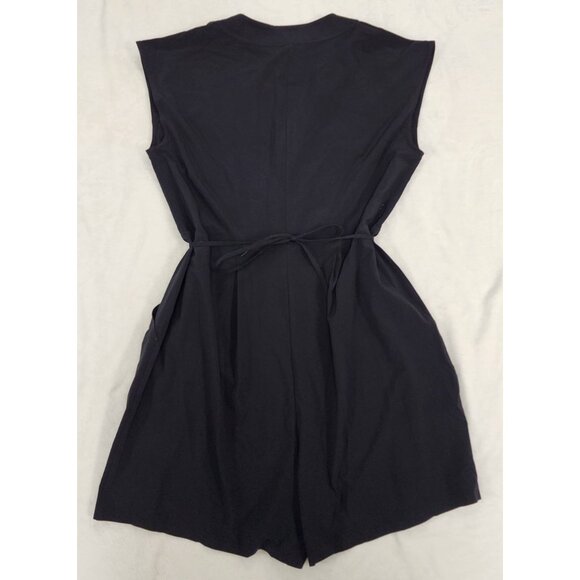 NWOT Athleta Marlow Romper One-Piece Shorts in Black Small - Picture 6 of 7